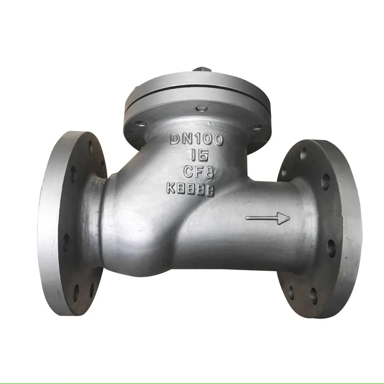 stainless steel SS316  DN100 PN16  flange ball type check valve for water pipeline