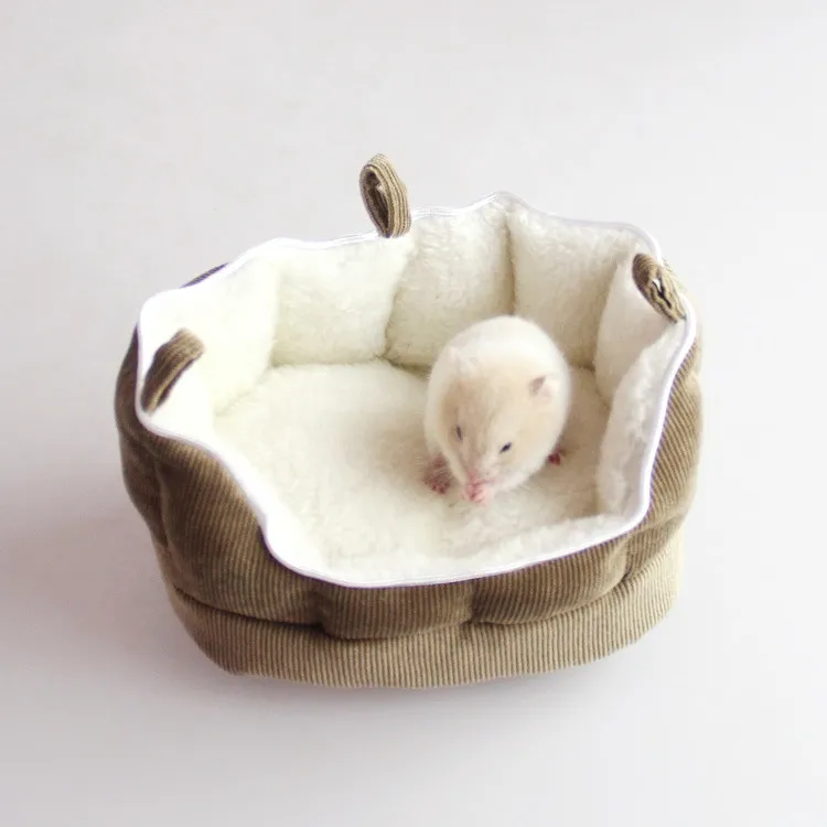 Wholesale Amazon Hot Style Winter Cute Small Pet Bed Soft Cotton Hamster Bed