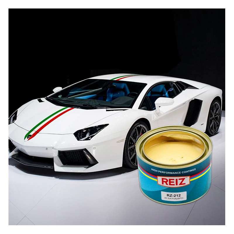 REIZ Automotive Paint 2K Body Filler Putty Glass Fiber Gray Anti-Collision Body Filler