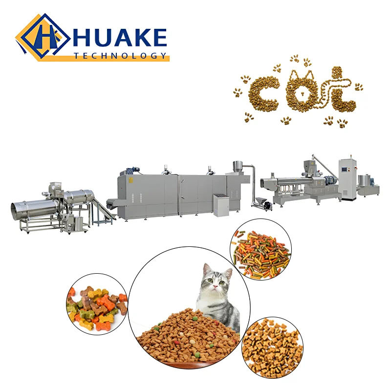 Automatic dry fish food extruder fish feed making machine floating sinking fish feed production processing line