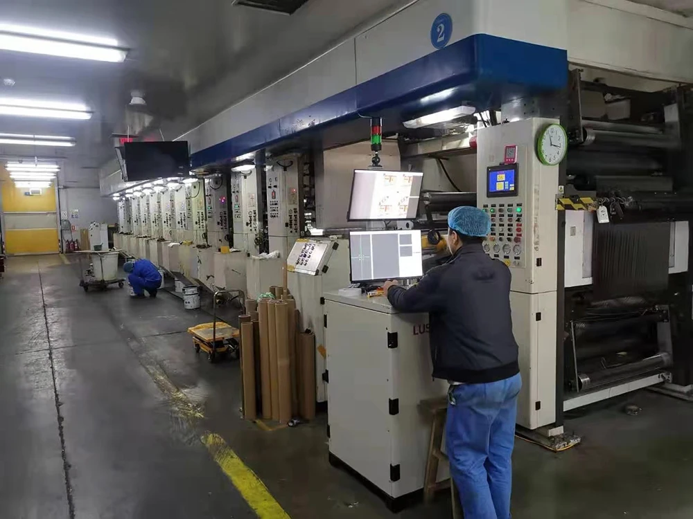 
Beiren 12 colors rotogravure printing machine with energy saving heat pump 