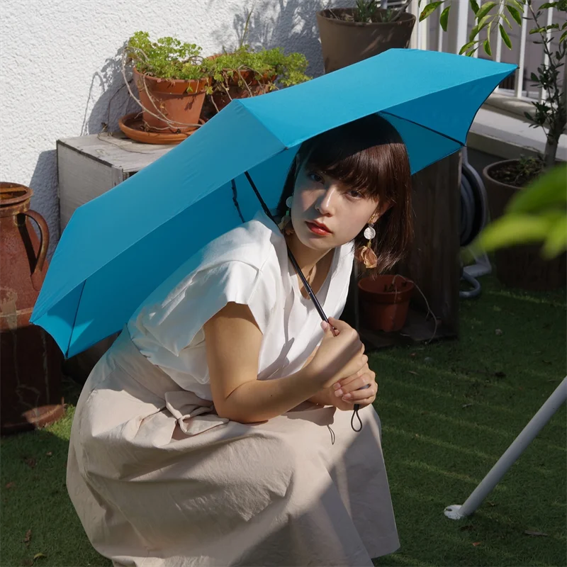Fashion lightweight folding uv outdoor umbrella sun for woman
