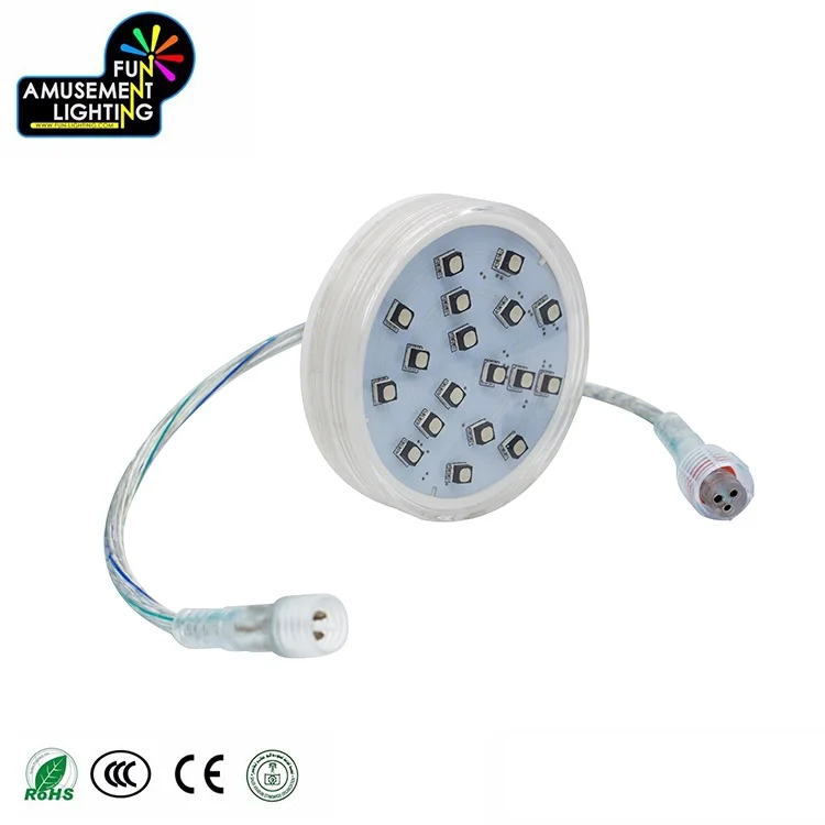 Factory Direct 3 Watt RGB Programmable Pixel LED Light Controller LED Pixel Light 24 Volt
