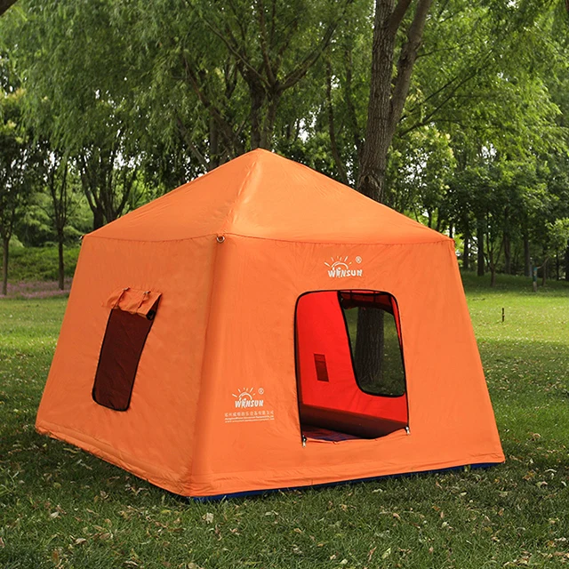 Custom Manufacturing Outdoor Air Beam Pole Support Tent Inflatable Air Tube Frame Camping Tent with Over-Pressure release Valve