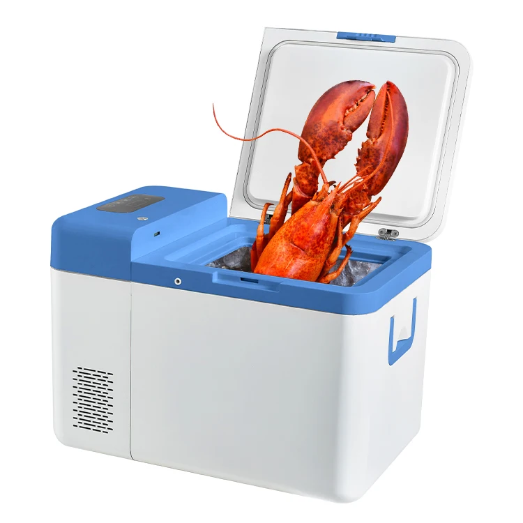 Refport New Mini 25L Deep Cooler Ultra Low -60 Degree Portable Car Camping Solar Freezer