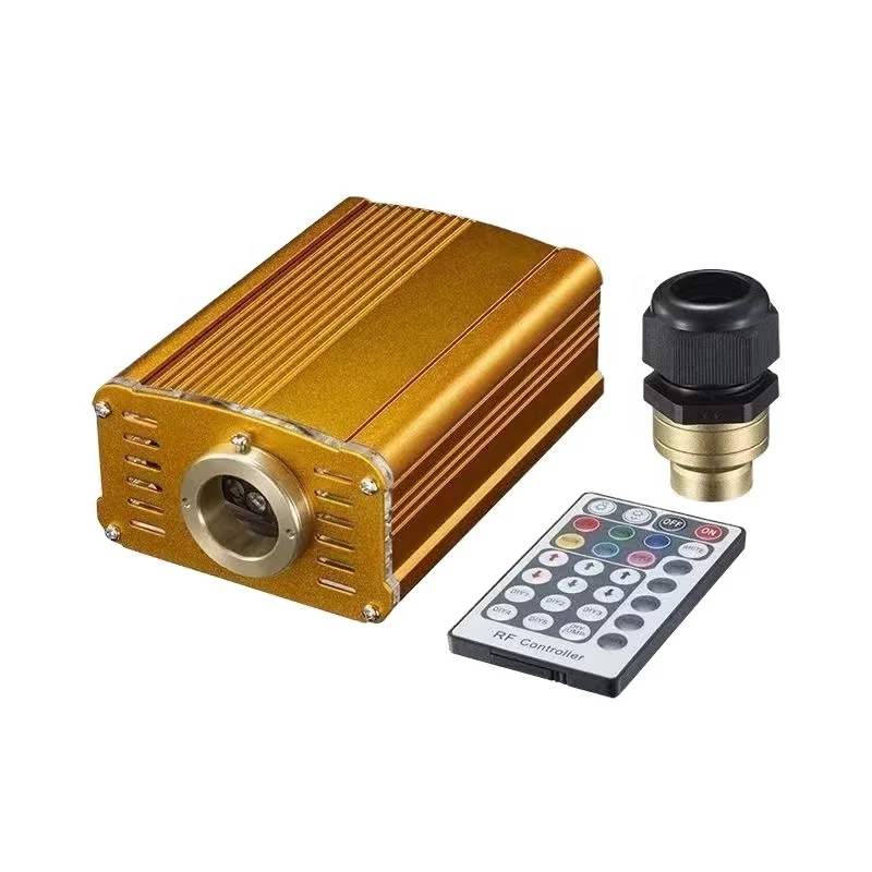 Cutomsized DC12V 18w rgbw twinkle light source with golden shell for car