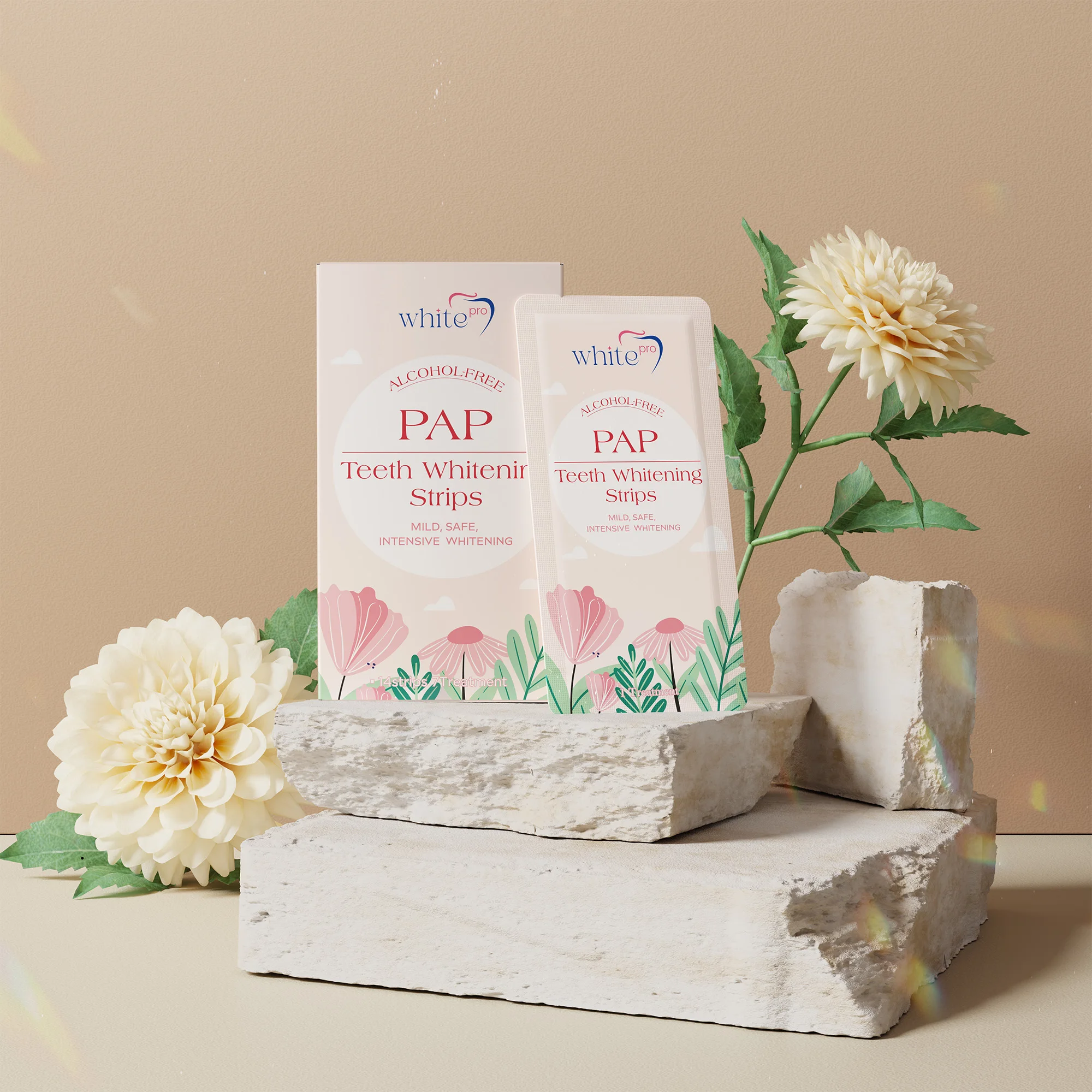 Wholesale No Sensitive Teeth Whitening Dry Strips Nonalcoholic Pap  Whitening Mint Strips For Oral Care