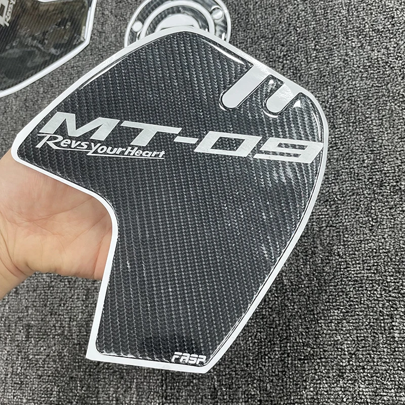 wholesale moto bike tank pad motorcycle oil tank protector for yamaha mt09 motorcycle accessories