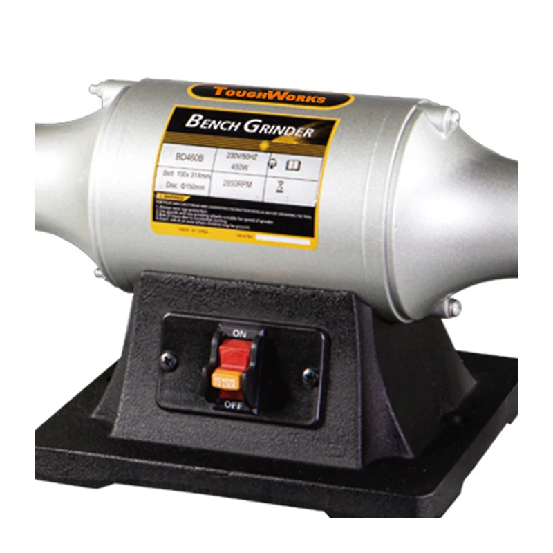 
Top selling 6inch 200mm cast iron base Bench Polisher Buffer Polishing Machine heavy duty Powerful bench buffer with wheels 