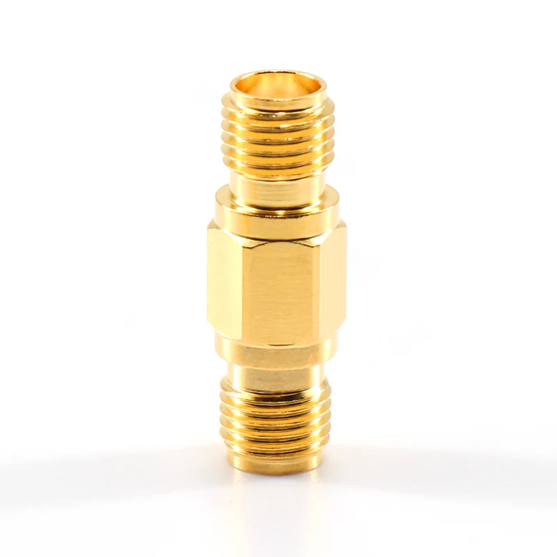 Xinqy 18 ГГц SMA-KK РЧ коаксиальный адаптер соединитель SMA-Female DC-18GHz 50Ohm RF тест Кабельный разъем адаптера переменного тока