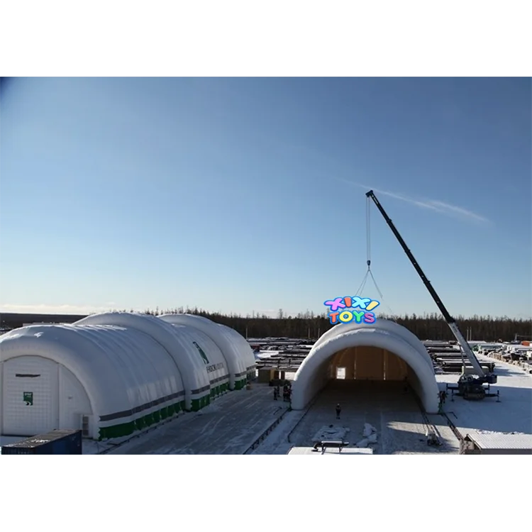 Гигантская модульная надувная палатка сборный ангар надувной для