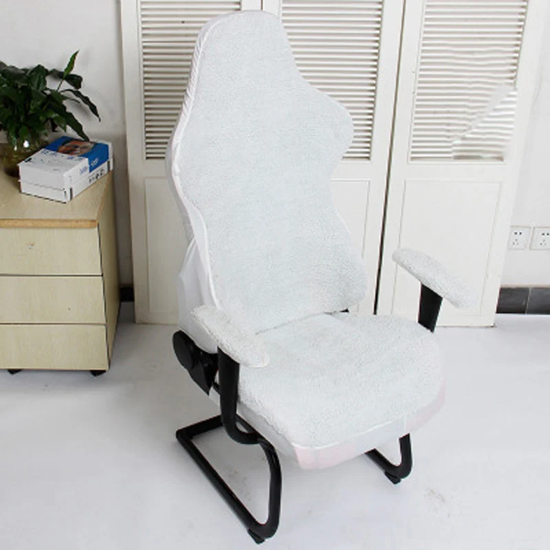 Computer Desk Chair Slipcovers Spandex Jacquard Stretch Gaming Chair Cover.jpg