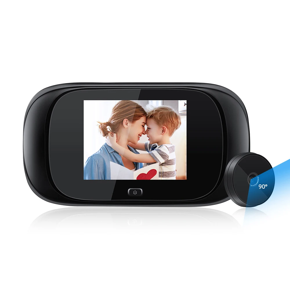 2.8 Inch Peephole Camera 90 Degree Smart Digital Door Viewer Security Monitor 300000 Pixels Resolution Invisible Camera