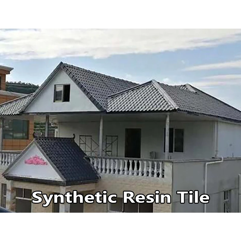 High quality building materials roof synthetic resin tile for shopping malls