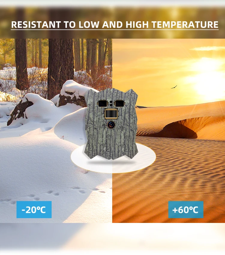 Readleaf 4K WIFI Trail Camera IP66 2.4 Inch TFT LCD Display Hunting Camera With Solar Panel