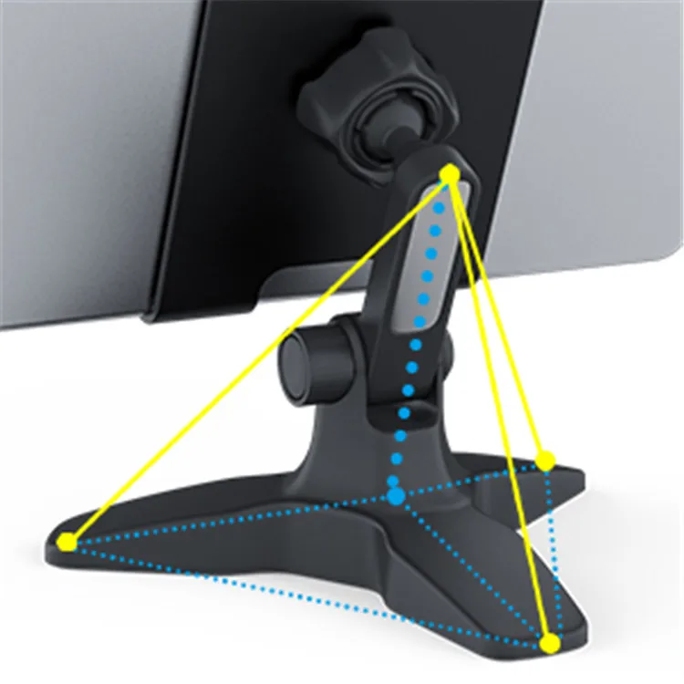 Wiiki-Tech High Quality Smart Phone Universal Custom Logo Mobile Phone Stand Holder Adjustable Foldable Desktop Holder