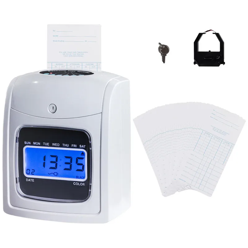 SF-S210 Electric Punch Time Card Machine Bundy
