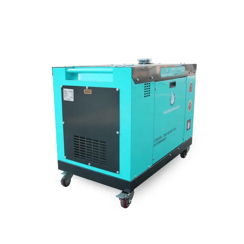 6.5Kva  220V 60Hz  diesel Engine With Generator silent genset  Generadores Electrical Portatil
