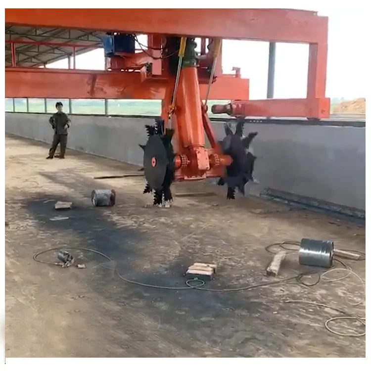 Manufacturers fermentation bed compost turner