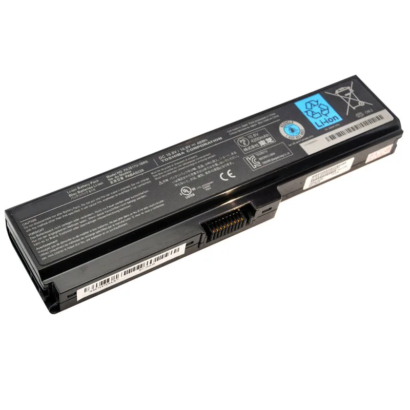 PA3817U-1BRS Оригинальный аккумулятор для ноутбука Toshiba Satellite C655 C650 L750/10 8 V 48WH