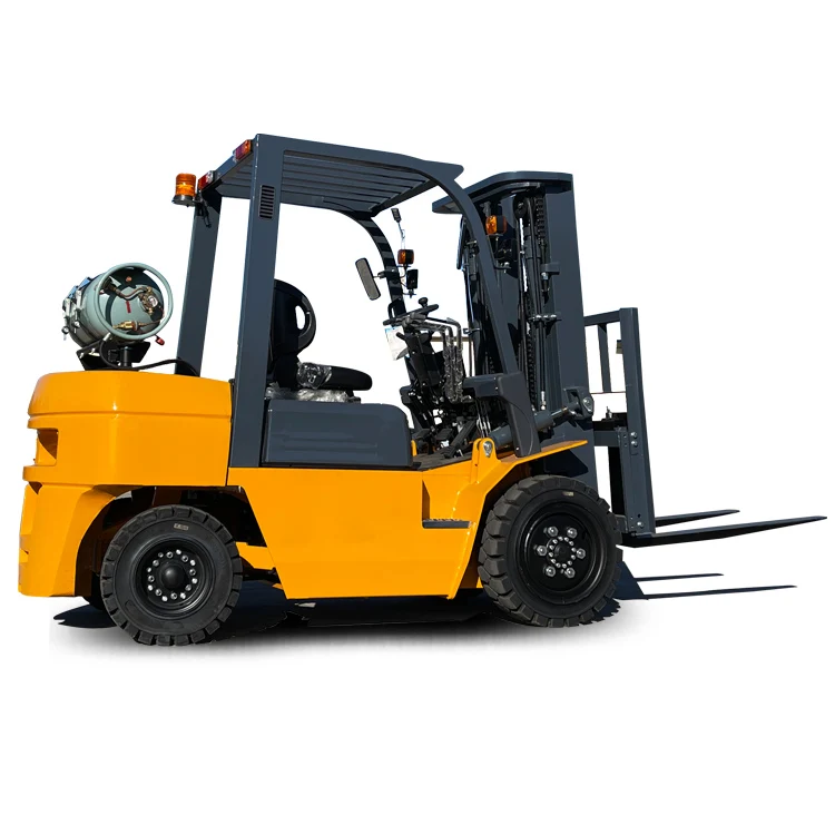 Factory CNG Gasoline 3 tonne 3.5 ton LPG forklift with dual fuel Japanese engine optional enclose cabin