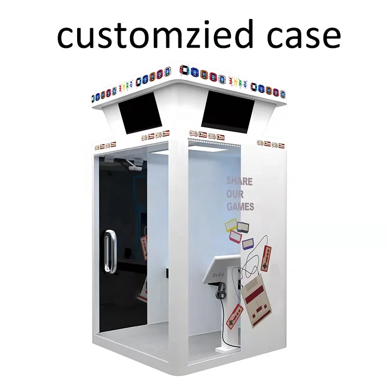 2024 Public Privacy 4 6 Persons Work Sound Isolation Office Pod Portable Foldab Meeting Recording Soundproof Booth