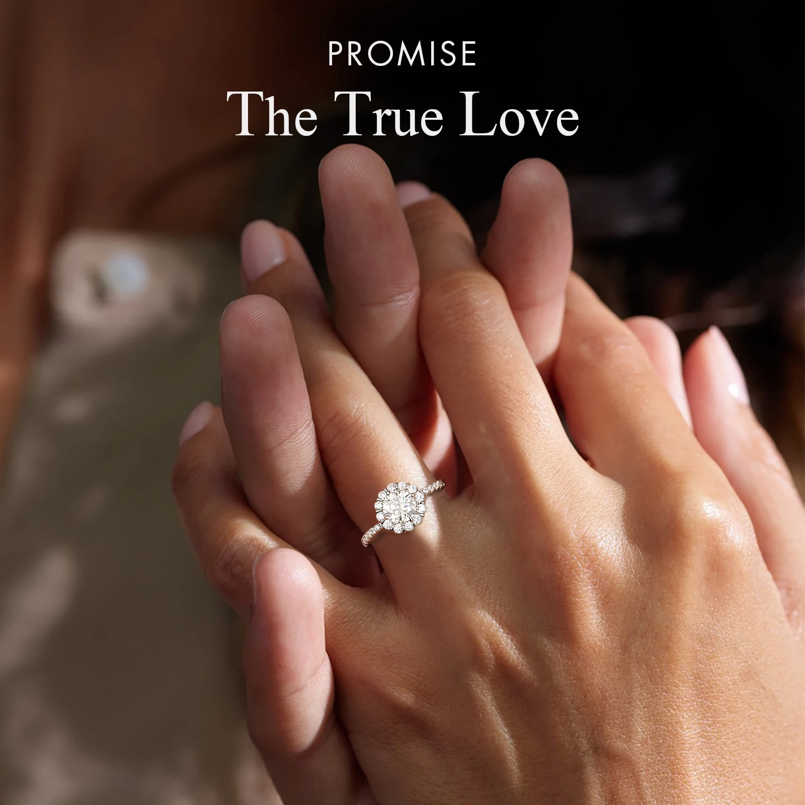 0.5CT/1CT/1.5 CT Lab Created Diamond Engagement Rings Wedding S925 Sterling Silver Ring Anniversary Moissanite Rings for Women