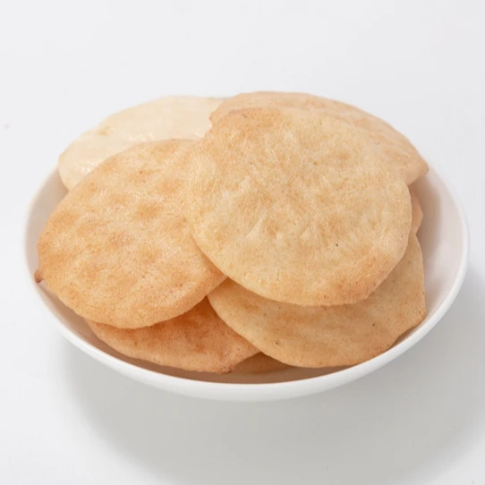 Хрустящие здоровые закуски оптом, китайский рисовый крекер