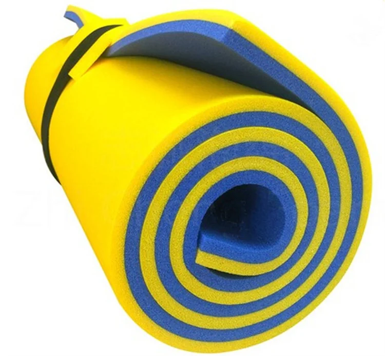 Most Popular Manufacturer Swimming Lane Line Eco Friendly Xpe Floating Water Tummy Mat Inflatable Floating Water pad Beach