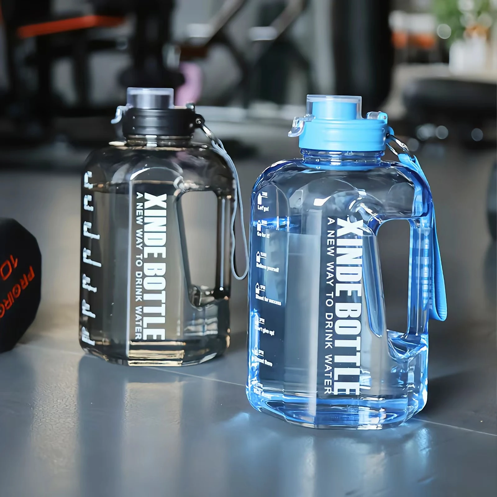 1.5L Portable Large-capacity Ton Ton Bucket Direct Drinking Sports Plastic Water Bottle