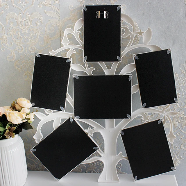 
Photo frame combination photo wall family wedding kids housewarming souvenir heart shaped clock house picture frame 