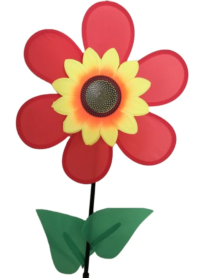 Красочная игрушка Подсолнух, декоративная ветряная мельница
