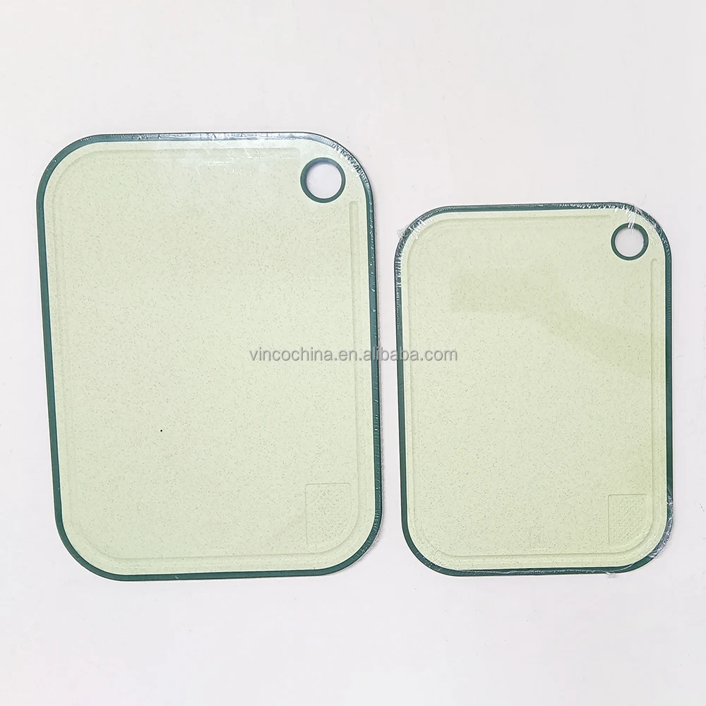 Non-slip Double-sided Hanging Abrasive Chopping Cutting Board With Frosted Board Surface and Spillage-proof Sink