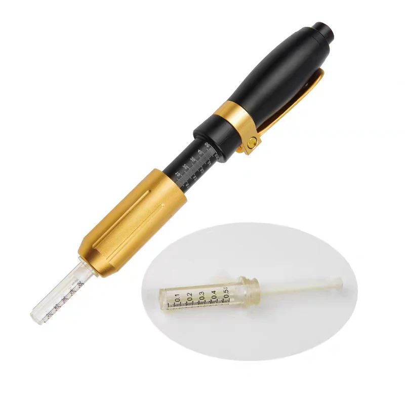 
High pressure needle free 2 in 1 hyaluronic acid pen dermal filler injectable pen 
