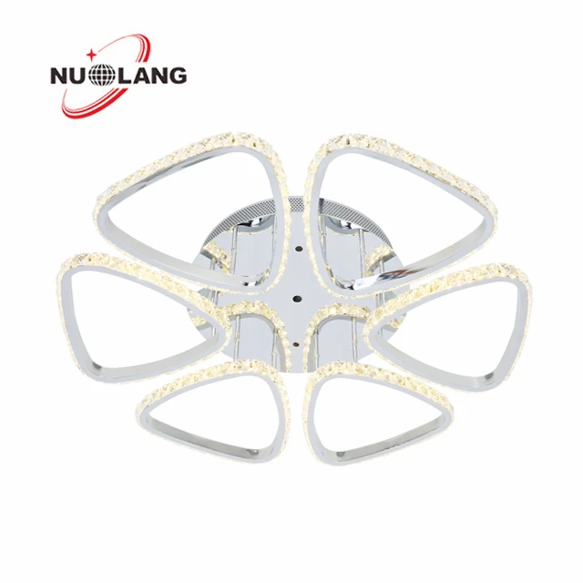 
2.4G Dimmable Remote Control Modern Crystal Chandelier 