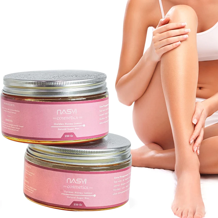 OEM ODM Fast Hair Removal Without Stimulation Natural Organic Line Underarm Leg Body Facial Sugaring Paste Wax Hair Removal Wax