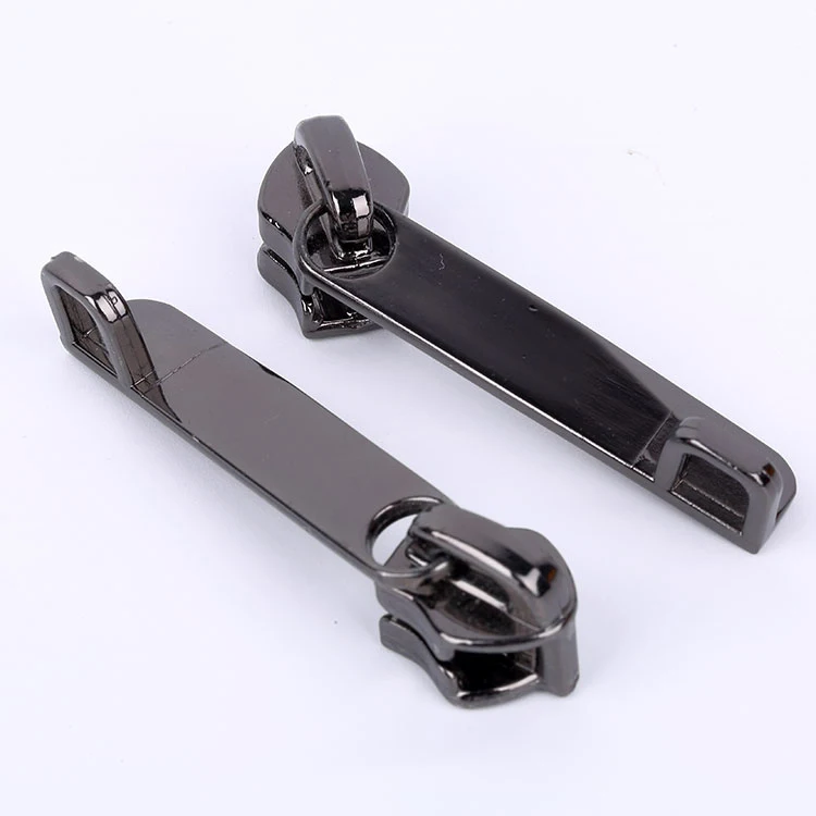 Custom Logo Nickel-Free Zipper Puller Metal Slider 5 Pull Head for Garment Luggage