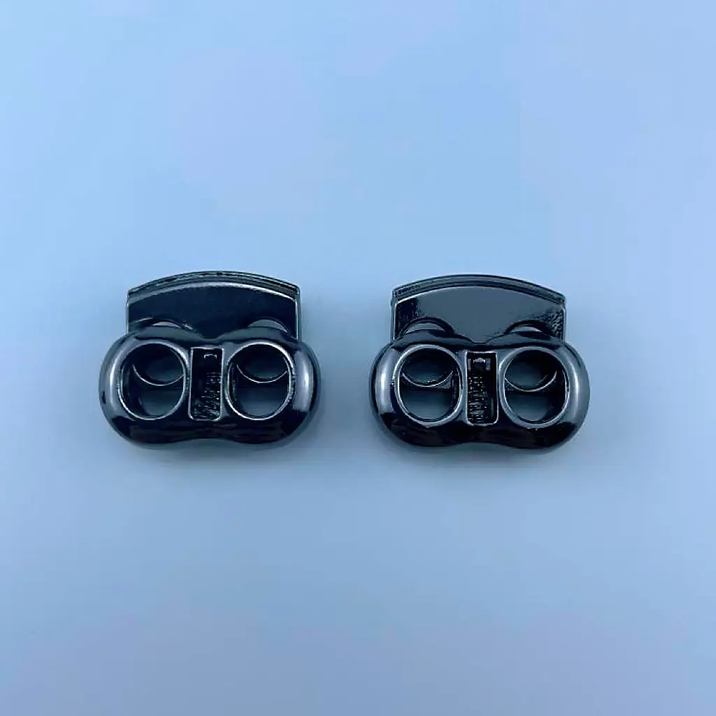 Cord Lock Plastic Rope Cord End & String Car Stopper Buttons Product Category Fancy Zinc Alloy Metal Wholesale 6mm Black