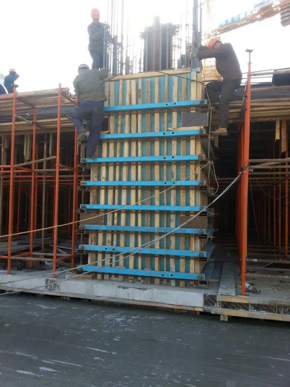 chinese 15mm 25mm pvc materials concrete  material column wall beam plastic shuttering formwork board used building construction