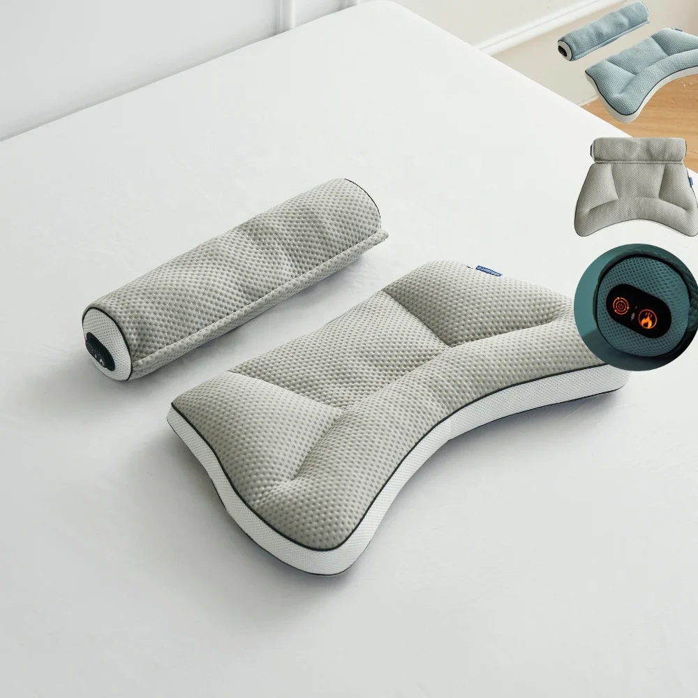 Health Spa Health Spa orthopedic bed cervical Cylinder Neck Support Therapy Ergonomic massage memory foam hose pillow