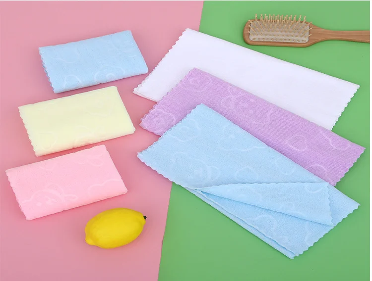 XIAOAO Manufacturer wholesale Microfiber 25*25cm Cleaning  terry towel and recycled towel