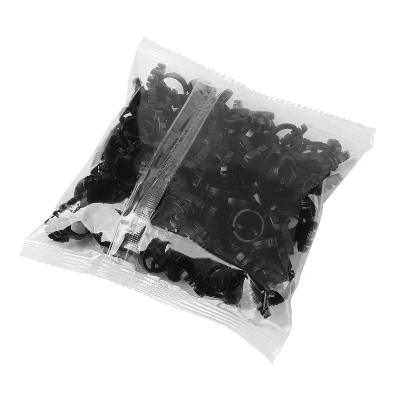 Pigment Easy Fan Heart Plastic Shape Microblading Tattoo Glue Cup Eyelash Holder Extension Tool Ink Lash Ringcup Ring Disposable