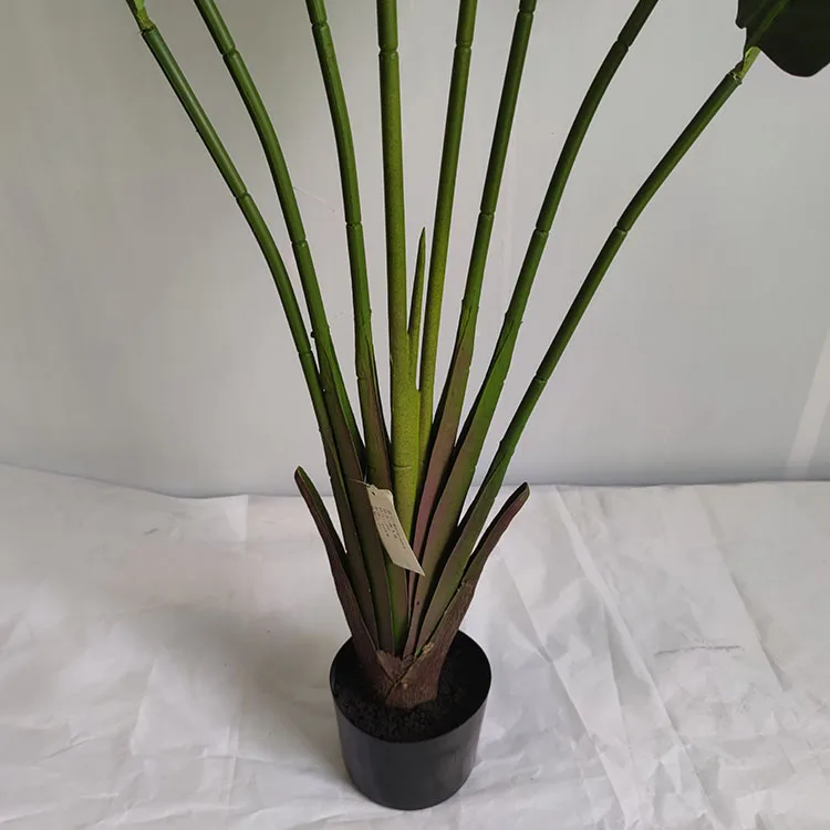 Wholesale Simulation Green Plant Artificial Plastic Travellers Banana Indoor Bonsai Tree Plants