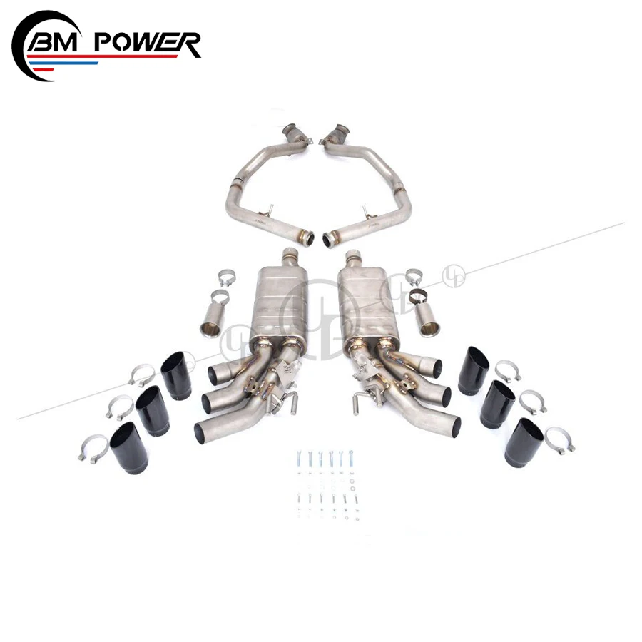 Stainless steel 2019 year G class w463a w464 g63 g500 IPE car exhaust tips muffler pipes system performance luxury body kit part