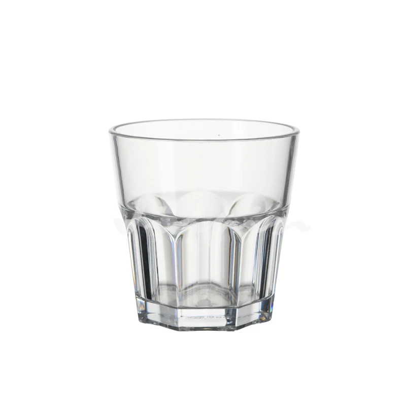 9oz plastic wine glasses unbreakable Polycarbonate plastic whiskey glass for party bar pub club