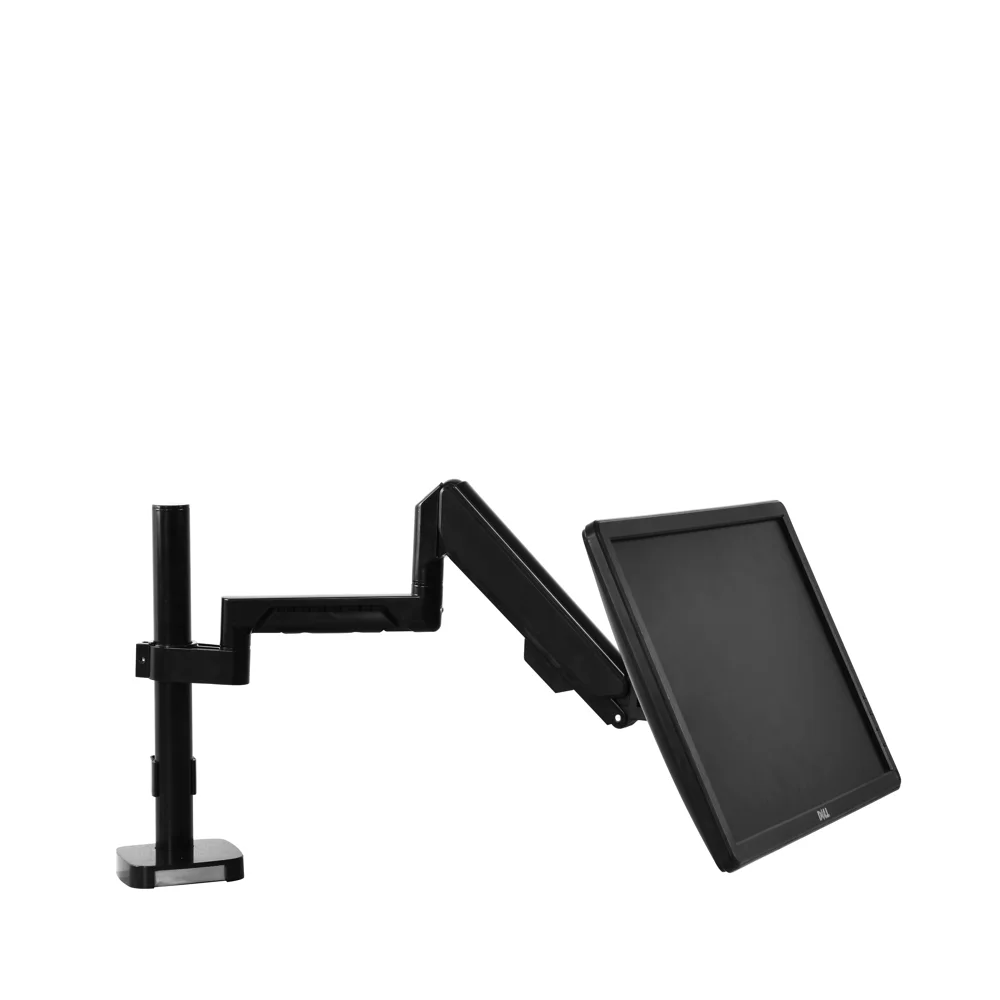 Skillful Manufacture Aluminum Steel Plastic Single Arm Vesa Desk Computer Screen Stand Monitor Mount For Computer