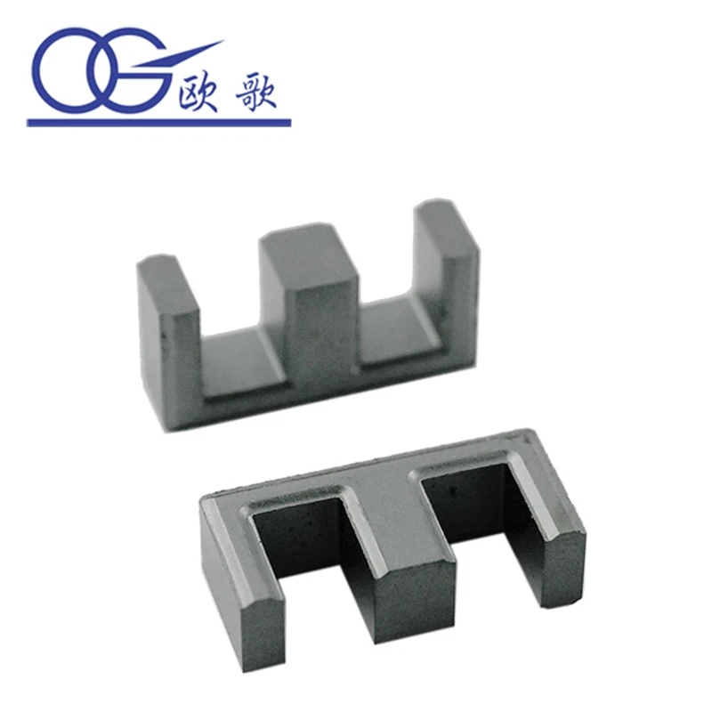 XUYI OUGE EE13 EE16 EE19 EE Series Mn Zn Ferrite Magnet Ring Ferrite Magnet High Frequency Transformer Core