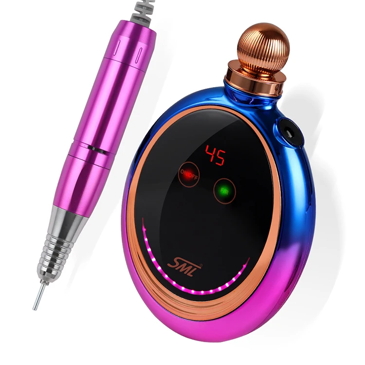 Electric Professional Manicure Nail Polisher Portable Rechargeable Powerful Nail Drill Machine