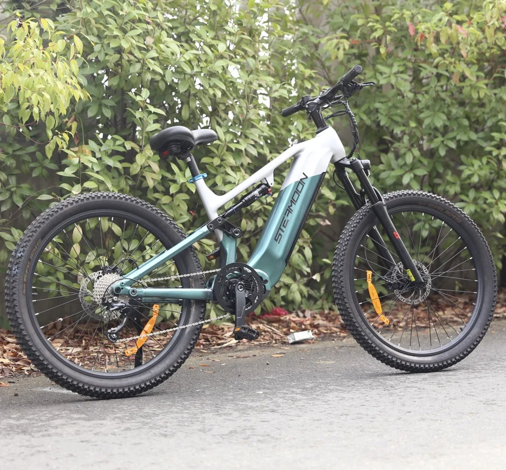 High Quality Electric Mountain Bike M560 500W Central Motor Removable 48v 17.5ah/21AH Full Suspension MTB Ebike 48V 120kg