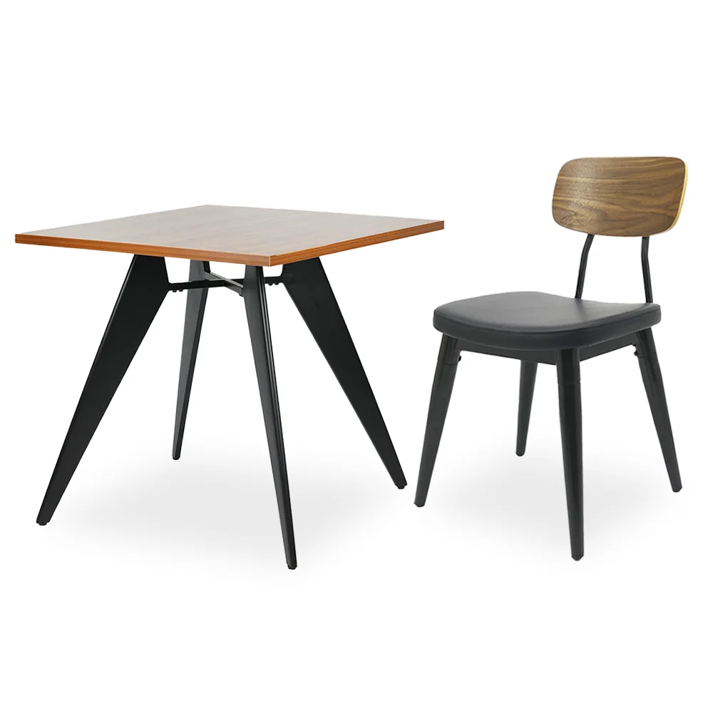 Modern Design Dining Table and Chair Set for Restaurant & Hotel Factory Supply Furniture for Cafe Restaurant Hotel Dinning Hall